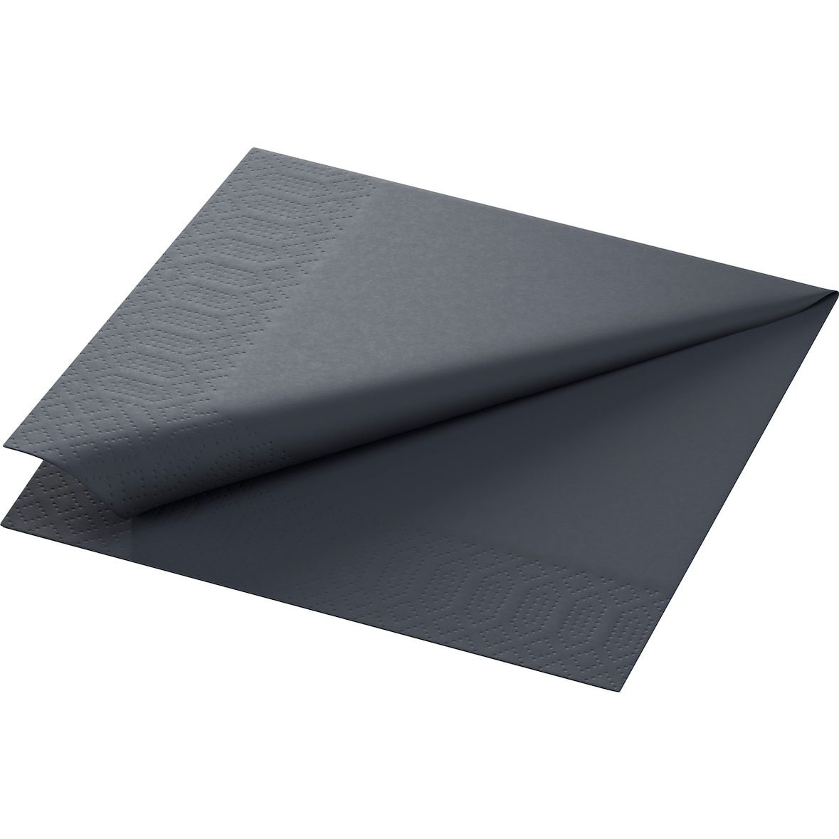 Duni Tissue-Serviette 33 x 33 cm Schwarz 3-lagig, 250 Stk