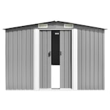 thumbnail of Helloshop26 - Caseta de jardín caseta almacén cobertizo exterior robusto cobertizo para herramientas 257 x 779 x 181 cm acero 02_0022233