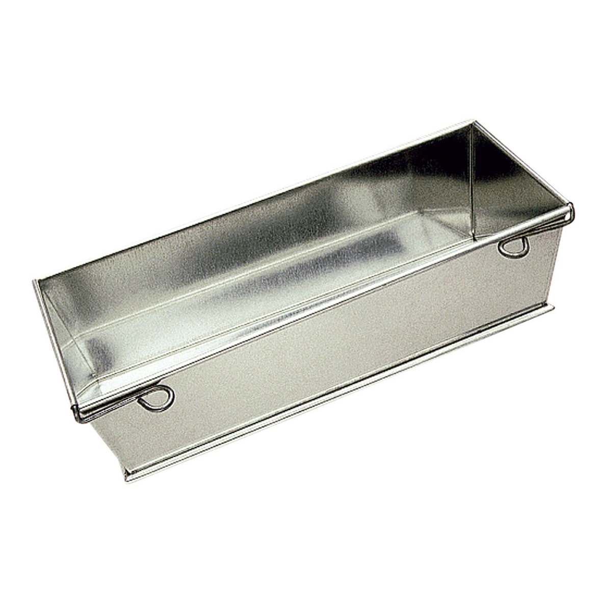 Gobel - Pâté ou cake ouvrant - fer blanc - 240 x 95 mm ext / 220 x 80 mm int - h70 mm - 120010
