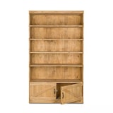 thumbnail of TRADIS Étagère 5 niveaux, 2 portes, bois massif