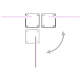 thumbnail of vidaXL Ausziehbare Seitenmarkise Creme 100 x 1000 cm