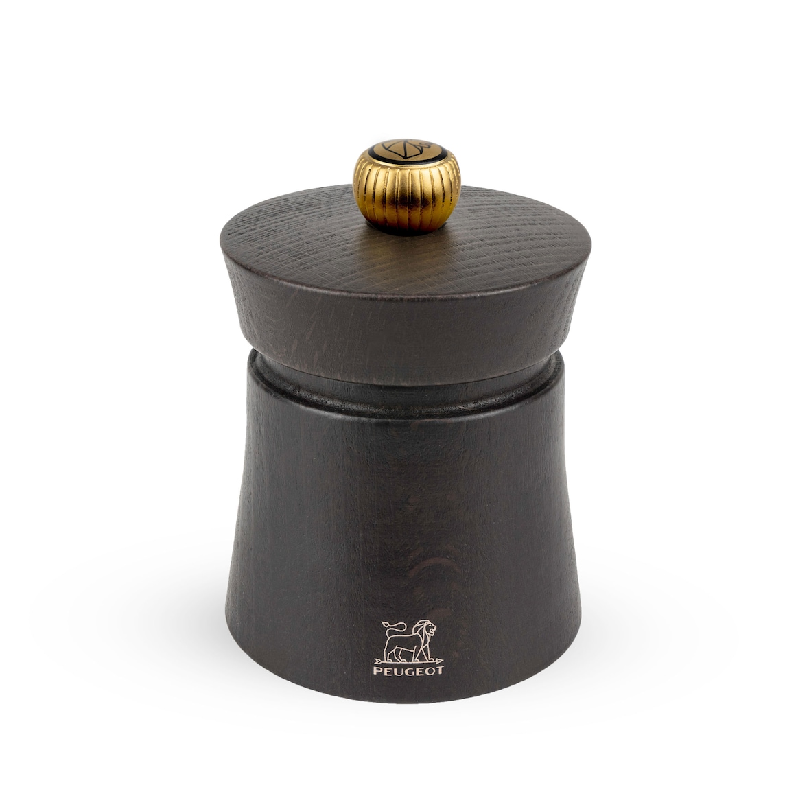PEUGEOT Pfeffermühle BAYA 8cm Schoko Buchenholz Stahlmahlwerk Gewürzmühle