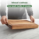 thumbnail of Bikolo® Snijplank - Serveerplank - Borrelplank - Serveerkanaal - Acaciahout