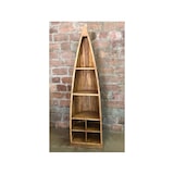 thumbnail of OPIUM OUTLET mobile cassettiera armadio scaffale d'angolo "scaffale barca" marrone forma di barca asiatico orientale