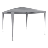 thumbnail of Gazebo 3x3 M Struttura Acciaio Copertura PE 110 gr/m² Impermeabile Idrorepellente Resistente Raggi UV Tenda Picnic Campeggio Esterno Giardino Grigio