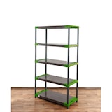 thumbnail of PROREGAL Kunststoffregal BIG GREY BEAR Tall, HxBxT 180x100x46cm, Fachlast 160kg, Grau-Grün Kunststoff-Regal Euro-Regal Stecksystem Lagerregal