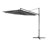 thumbnail of Guarda-sol de pêndulo redondo, panos de 300 cm, alumínio, cor cinza, 250 cm