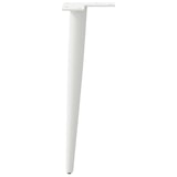 thumbnail of vidaXL Couchtischbeine Konische Form 4 Stk. Weiß 30-31 cm Stahl