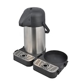 thumbnail of METRO Professional Bandeja recogegotas para dispensadores ABBG003, polipropileno / acero inoxidable, 25.5 x 20 x 4 cm, negro / plata