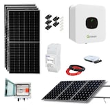 thumbnail of Kit solar residencial hibrido 8 paneles 4200W 22kWh Growatt