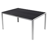 thumbnail of Nonwood Gartentisch Esstisch Gartenmöbel Tisch Alu Silber / Schwarz
