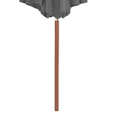 thumbnail of vidaXL Parasol met houten paal 300 cm antraciet