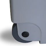 thumbnail of Denox - Recycleset van 2 gesloten plastic afvalcontainers, totale capaciteit van 170 liter, in groen en geel
