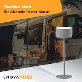 thumbnail of ENOVALITE LED Tischleuchte ELED700402 1 W 2200 K, 2500 K, 3000 K einstellbar in warm-, neutral- und kaltweiß (CCT) grau IP44