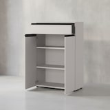 thumbnail of Aktenschrank mit Schublade & Türen Soft-Close | 81x120x40 cm | Greige matt | Büroschrank Made in Germany | Büromöbel `Stuttgart` Kadima Design