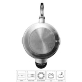 thumbnail of STONELINE® FUTURE Wokpfanne 32 cm, austauschbaren Griffen, mit Siebglasdeckel, Induktion geeignet