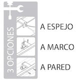 thumbnail of Perfil de ar para luz de parede LED para banheiro 9,6W 4200K 7hsevenOn