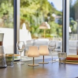 thumbnail of Lumisky 4 Lampes de table sans fil TWINS Sable H16cm Acier Crème