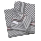 thumbnail of METRO Professional Keukenhanddoek, katoen, 50 x 90 cm, multifunctionele doek, grijs en wit, 10 stuks