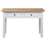 thumbnail of Table console Blanc 110x40x72 cm Pin solide Gamme Panama Modèle Luna Prestige