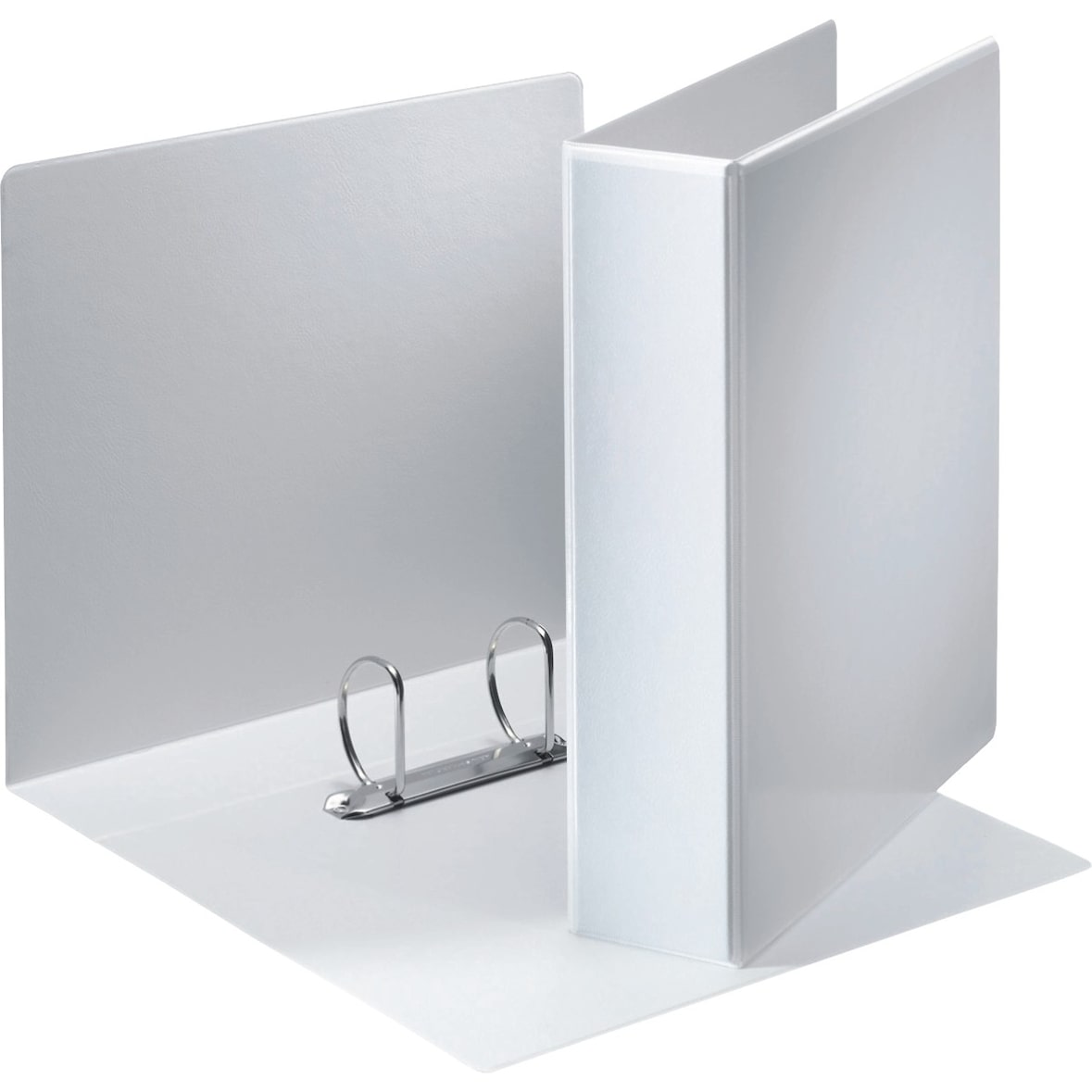 Präsentationsringbuch A4 2 Ringe 50mm weiß Packung mit 10 Stück