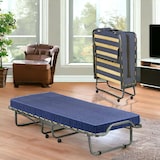 thumbnail of Dmora Klappbett Rosalba, Kinderbett mit 15 Lattenrost, Platzsparendes Einzelbett, 100% Made in Italy, 80x200h40 cm, inklusive Matratze