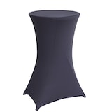 thumbnail of Stehtischhusse grau 60 cm Husse Partytisch Bistrotisch Tischdecke Decke
