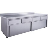 thumbnail of Saro Schiebetürenschrank mit 4 Schubladen und Aufkantung, Breite 2000mm