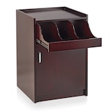 thumbnail of WAS Germany Besteckstation (4431500), Holz furniert, 55 x 55 x 81,5 cm