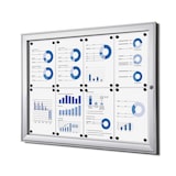 thumbnail of Showdown Schaukasten für Innen und Außen SCS - 8x DIN A4 - Aluminium - Silber