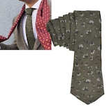 thumbnail of Sir Redman Krawatte 8cm "Flower Finesse" khaki