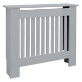 thumbnail of ECD Germany Heizkörperverkleidung Landhausstil 78x19x82 cm Grau, MDF lackiert, Heizungsverkleidung Heizkörperabdeckung für Wohnzimmer & Schlafzimmer