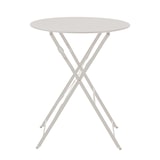 thumbnail of Table pliante en acier beige clair