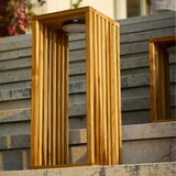thumbnail of Lumisky CHENNAI H50CM Batteriebetriebene Solarlaterne Holz holzfarben