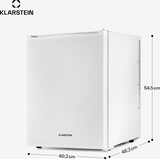 thumbnail of Klarstein Happy Hour Minibar 40L 5-15°C 23 dB LED-Licht Weiß
