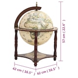 thumbnail of Décoshop26 - Globe bar support à vin bar forme globe marron bois d'eucalyptus massif brun DEC024454