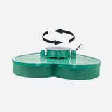 thumbnail of Nass Steckschaum Herz 30x28x5cm mit Saugnapf für Auto Frischblumen Blumen Steckmasse Steckschwamm Moosherz Floristikbedarf Autoschmuck Hochzeit Grün