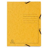 thumbnail of Exacompta  Cod. 55409E - Cartella 3 lembi stampata con elastici in cartoncino lustré 355 g/mq - 24x32cm giallo - Confezione da  25 pz.