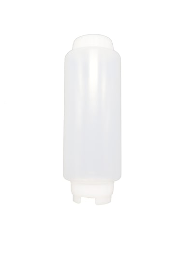 METRO PROFESSIONAL Frasco dispensador Fifo  HS-XFI710, polietileno, Ø 7,5 x 21,7 cm, 750 ml, con membrana central, transparente