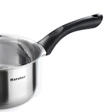 thumbnail of Karcher Topfset Mia aus Edelstahl, Induktion, Töpfe mit Glasdeckel / Pfanne / Stielkasserolle, 5-teilig