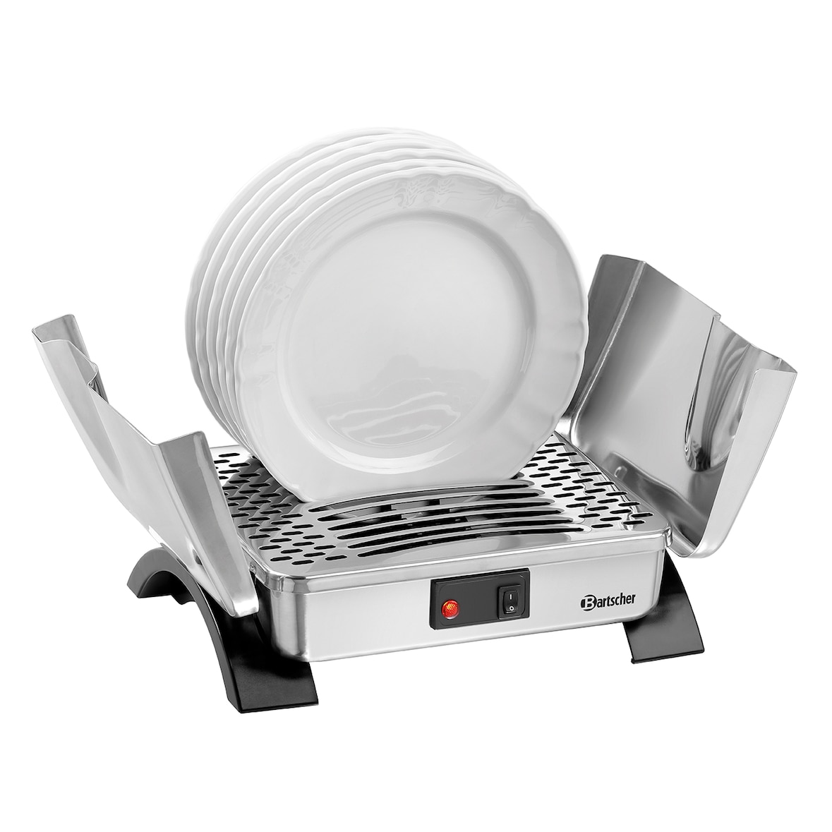 Chauffe-assiettes inox électrique 12 x (Ø)280 mm, 300 W, 220 V - MONO