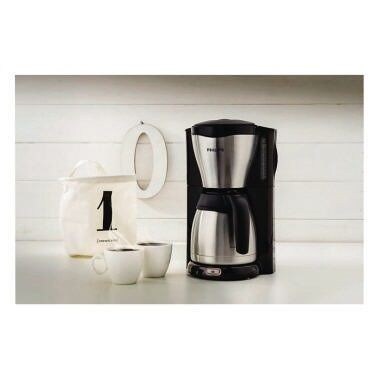 Philips Kaffeemaschine HD7546/20 Thermokanne schwarz/silber