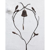 thumbnail of Rankhilfe mit Glocke JD2-12020 Rankgitter aus Metall H-130 cm B-28 cm Kletterhilfe