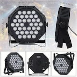 thumbnail of Spots com 36 LEDs RGB, Luz de Discoteca com Controlo DMX e Activação Sonora, Iluminação de Palco. (1 peça)