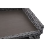 thumbnail of METRO PROFESSIONAL Carrello di servizio con armadietto Balsario, alluminio/PE rattan, 112 x 56 cm, grigio pietra