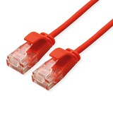 thumbnail of ROLINE UTP DataCenter Patchkabel Cat.6A (Class EA), LSOH, slim, rot, 3 m