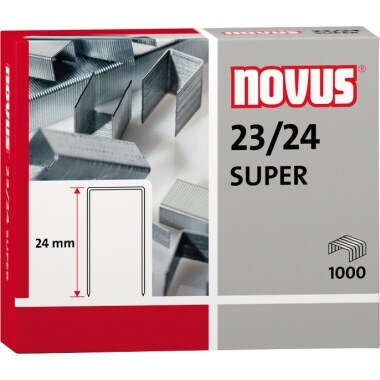 NOVUS Heftklammer 23/24 SUPER 042-0644 1.000St./Pack.