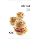 thumbnail of Silikomart Moule 6 pain burger 8 cm - Gris Autre Silicone