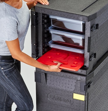 CAMBRO - HP3253 - Placa Quente Camwarmer GN 1/1 para EPP160, EPP180, EPP180LH, EPP300 e EPP400 - 53 x 32,5 x 3 cm - Vermelho Ardente