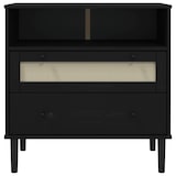 thumbnail of Helloshop26 - Buffet Sideboard Kommode Kleiderschrank Aufbewahrungsmöbel Organizer für Küche Wohnzimmer Lounge Rattanoptik 80 x 40 02_0036239